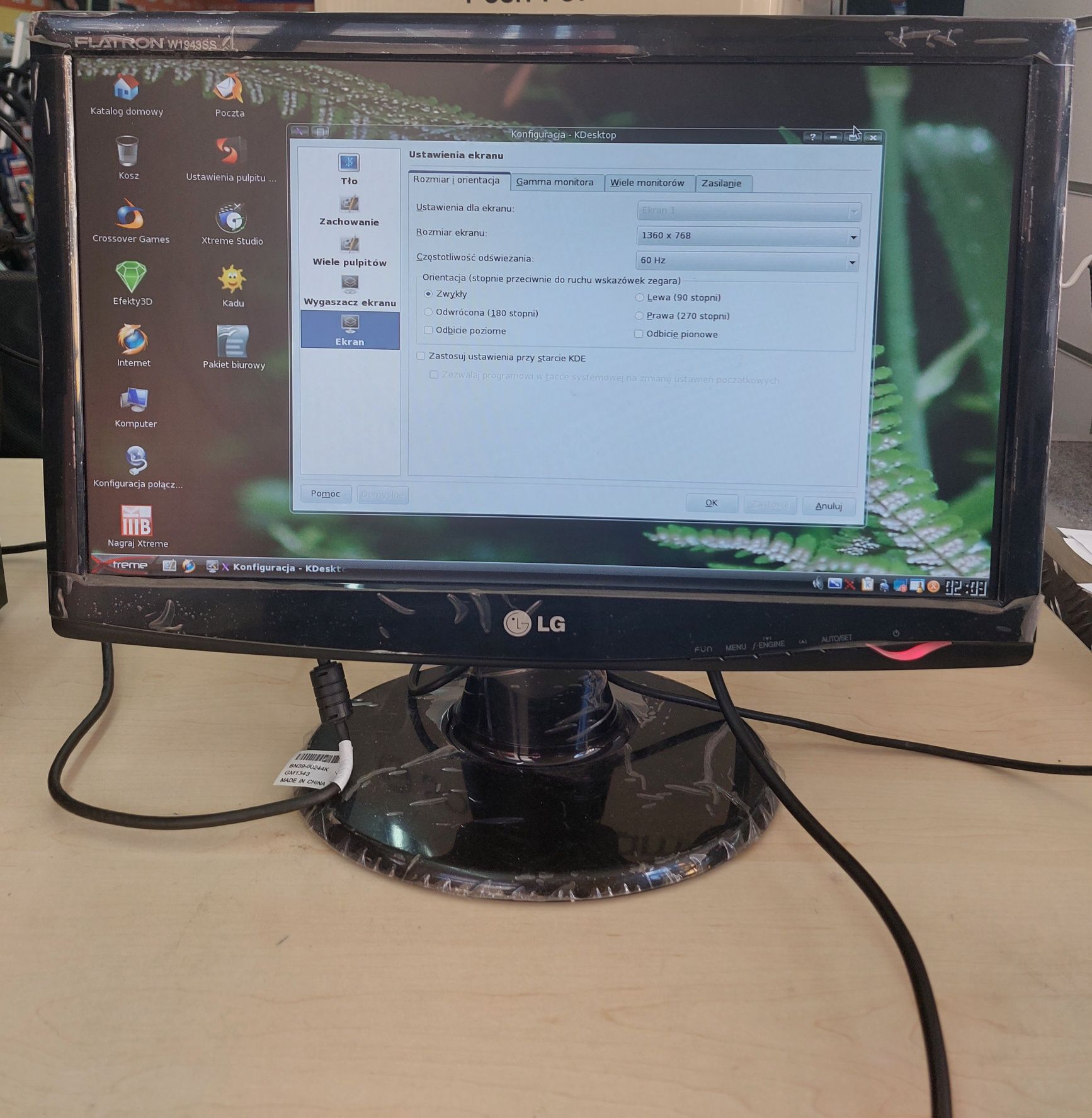 Monitor LG Flatron W1943SS-PF