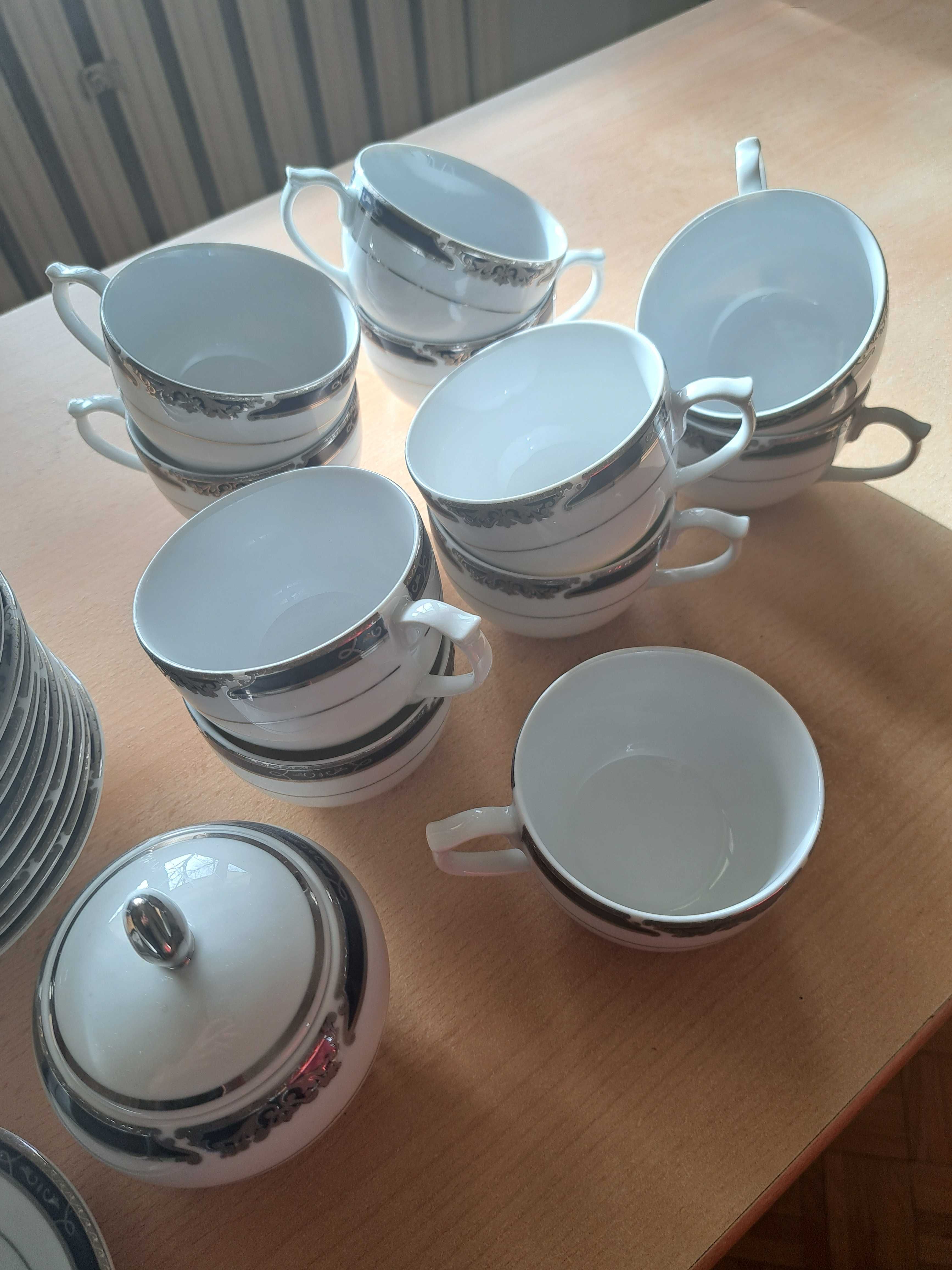 Serwis kawowy porcelana Śląska ,12 osób