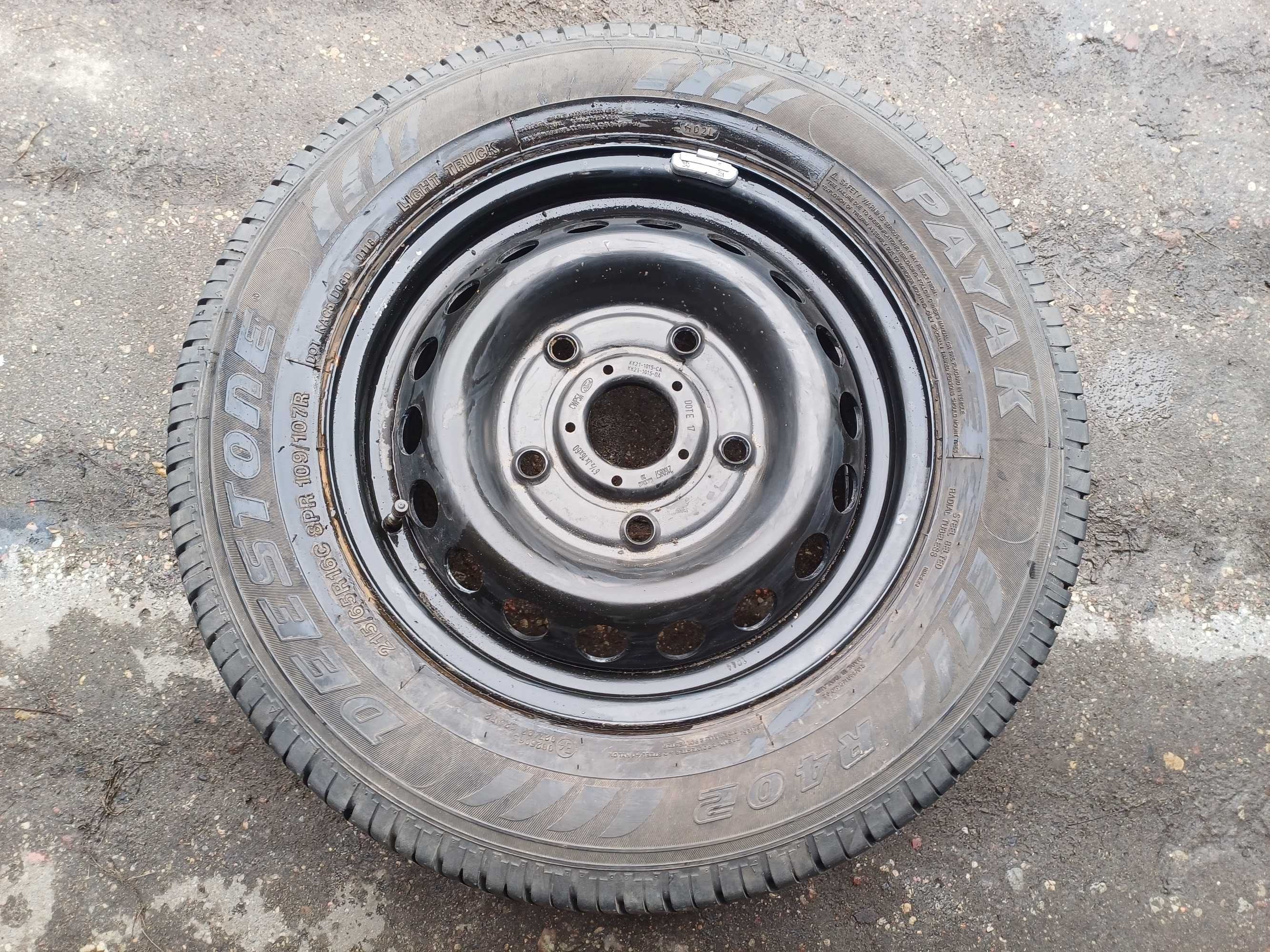 Koło zapasowe Ford Transit Custom mk8 16" 5x160 215/65 R16C