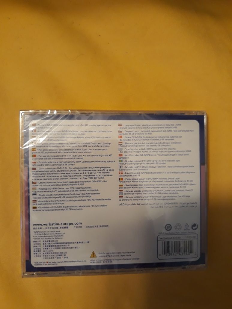 Płyta DVD + RDL x 8