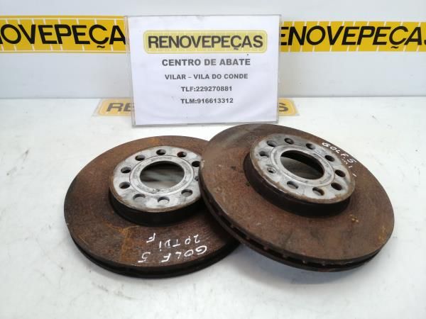 Disco travão frente direito VOLKSWAGEN Golf V (1K1)