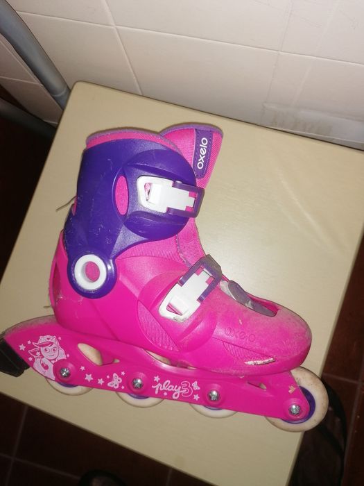 Patins em linha tamanho 34