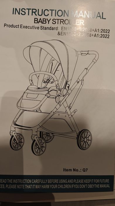 Wózek spacerowy nowy .