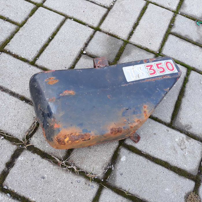 Jawa 350 TS 638 634 dekiel lewy pokrywa boczek schowek