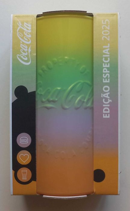 Copo Especial Rainbow Splash Coca-Cola McDonalds 2025