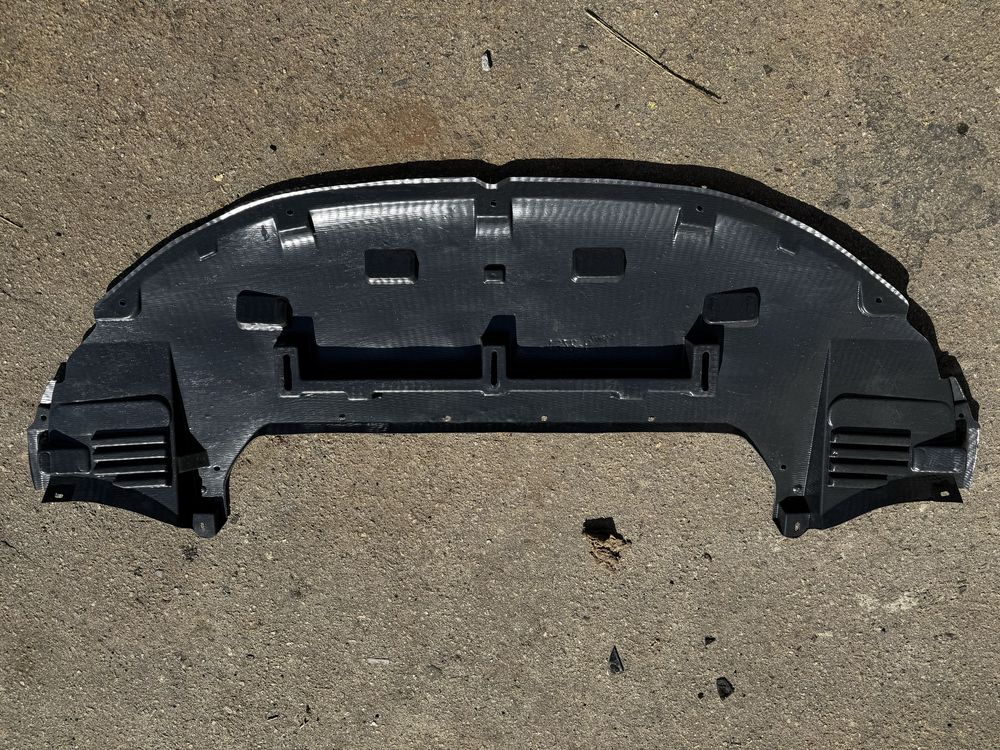 Защита юбка переднего бампера Citroen C4 Picasso