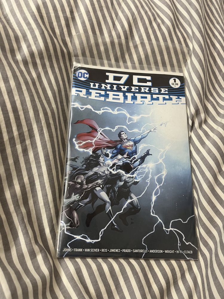 dc universe rebirth 1 komiks batman superman flash