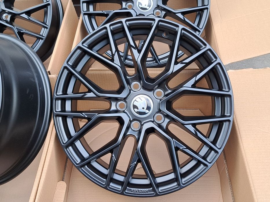 Alufelgi SKODA 18' 5x100 Scala Rapid Fabia Kamiq Roomster CA20 MATT