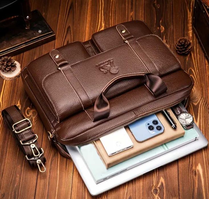 Портфель кожаный мужской