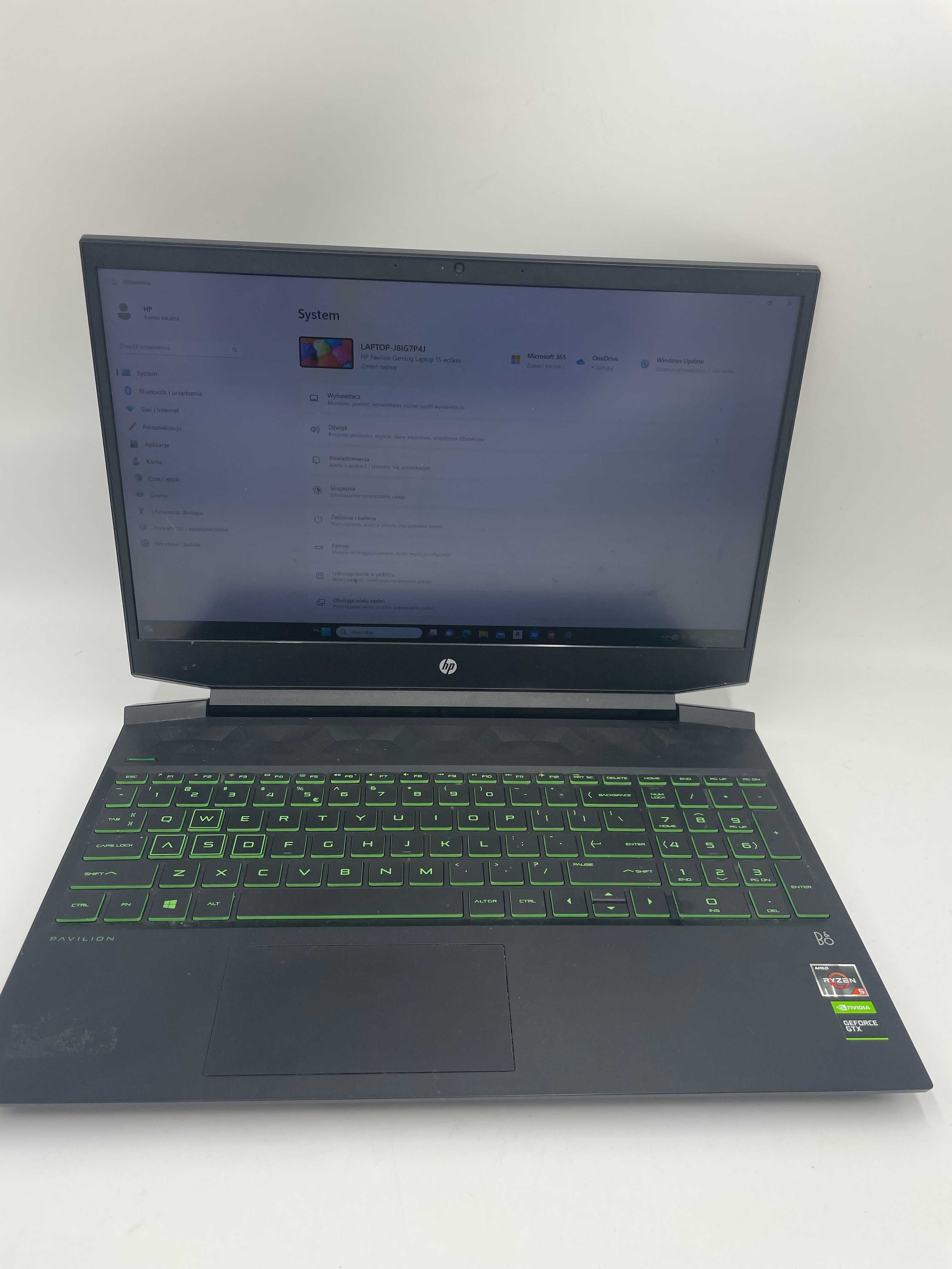 laptop hp pavilion gaming 15 ec0xxx