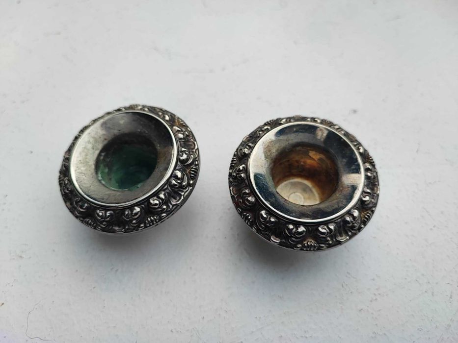 Stary platerowany kielich do świecznika,cena za 1 sztukę