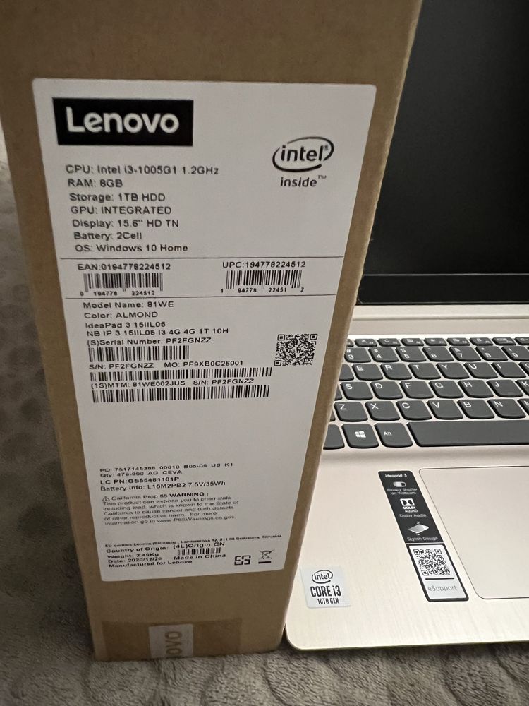 Ноутбук Lenovo IdeaPad 3 15IIL05 [15IIL05 81WE001RUS]