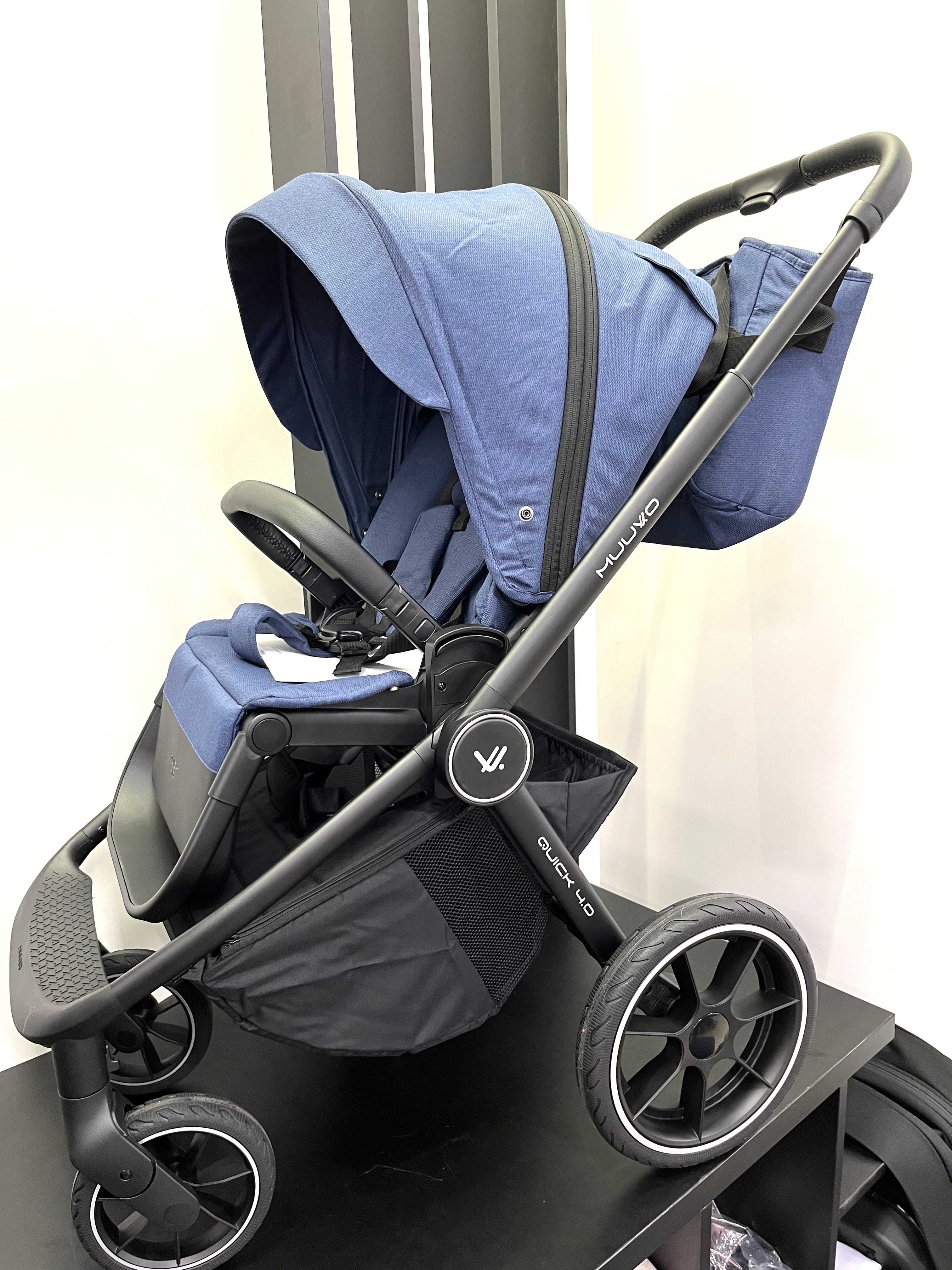Wózek 2w1 Muuvo Quick 4.0 Gondola 3,0 OUTLET