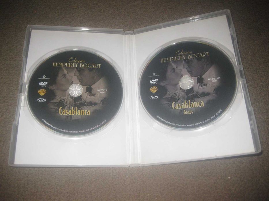 "Casablanca" com Humphrey Bogart numa Edição Especial com 2 DVDs