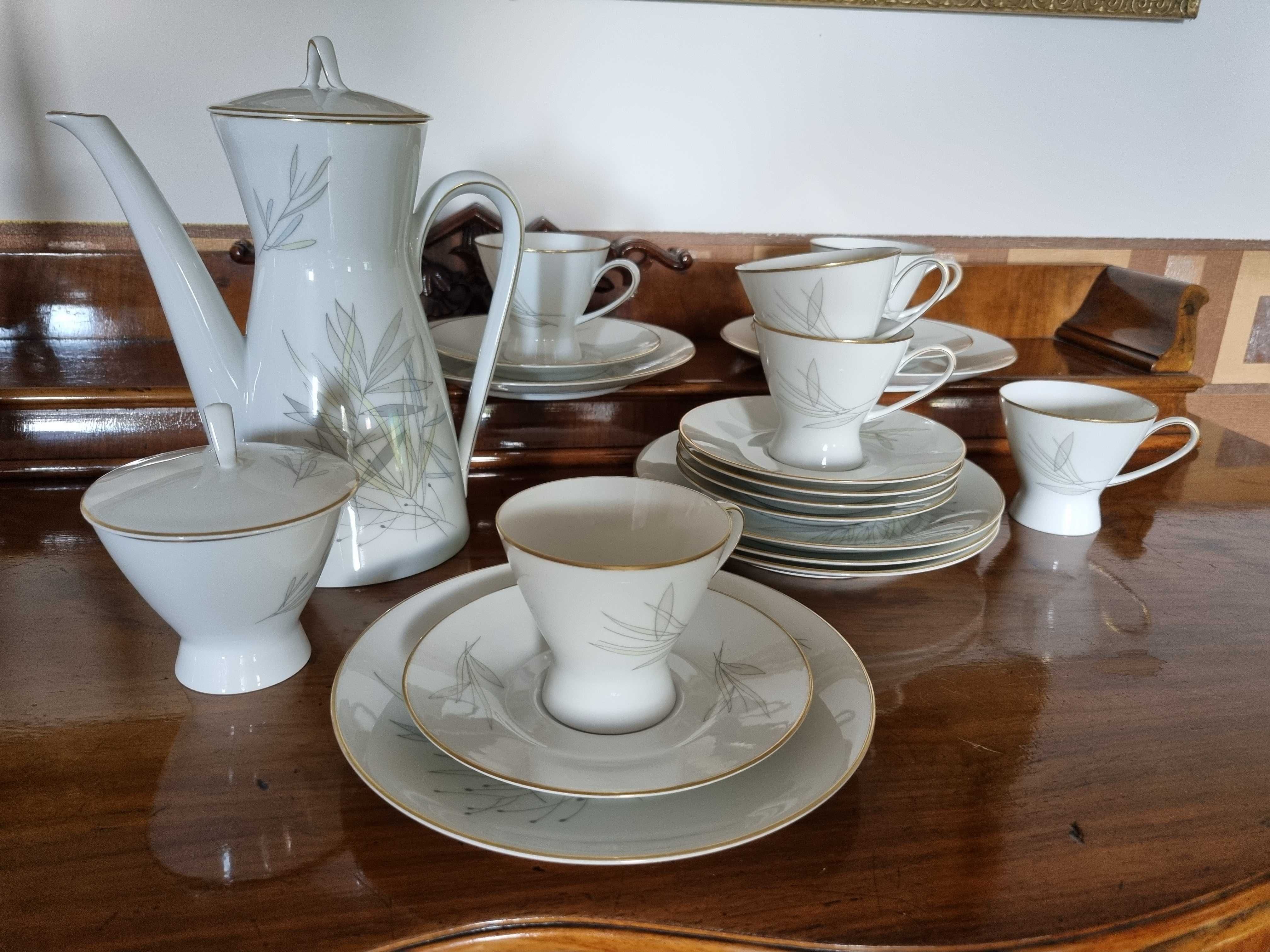 Porcelanowy serwis do kawy Rosenthal Form 2000 Lata 50- Te