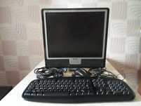 Монитор PHILIPS 170X6, клавиатура Logitech, мышка Beng