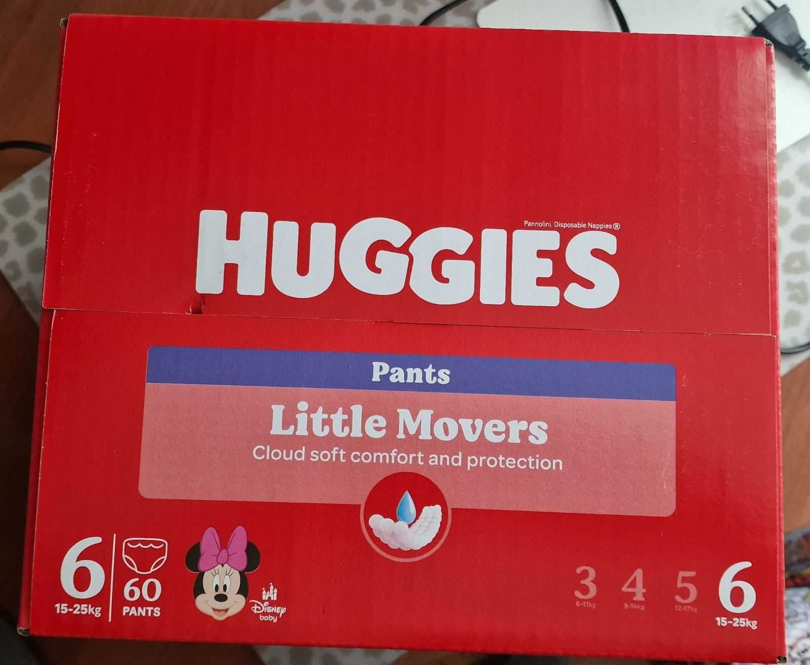 Підгузки-трусики Huggies Little Movers Pants для дівчат