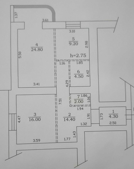 2-х комнатная, новострой, Родниковая 11а