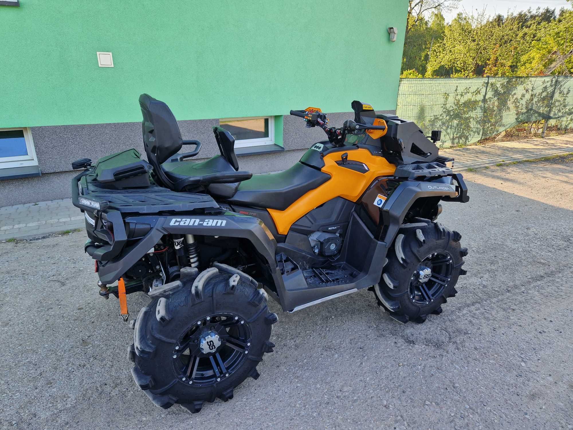 Qad Can-Am outlander 1000 z pługiem