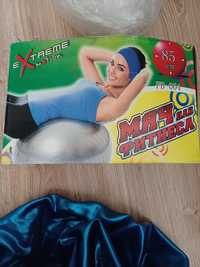 М'яч для фітнесу 85 см синій (фітбол, гімнастичний м'яч для вагітних)