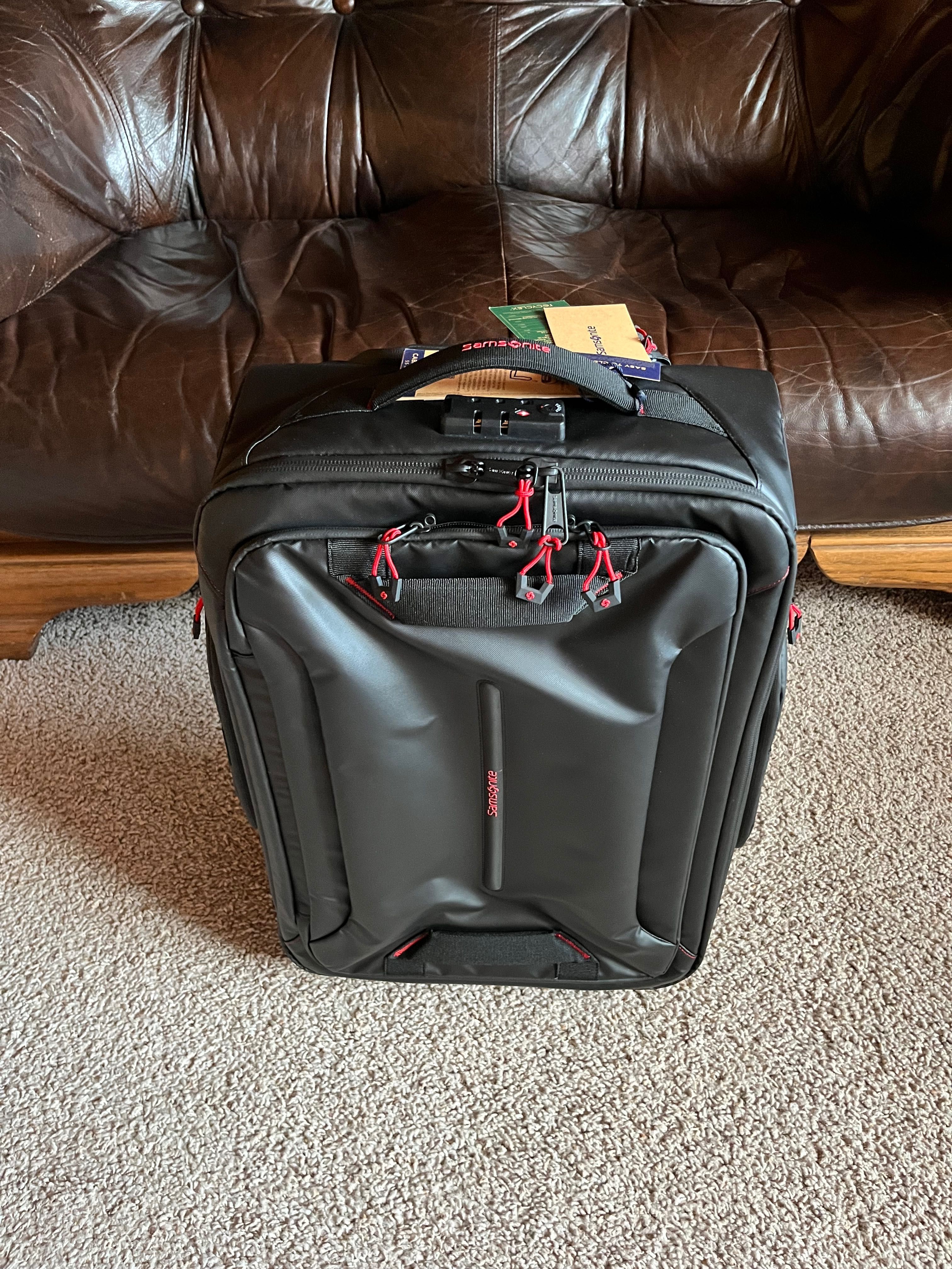 Walizka Samsonite Ecodiver Duffle Backpack czarny kolor