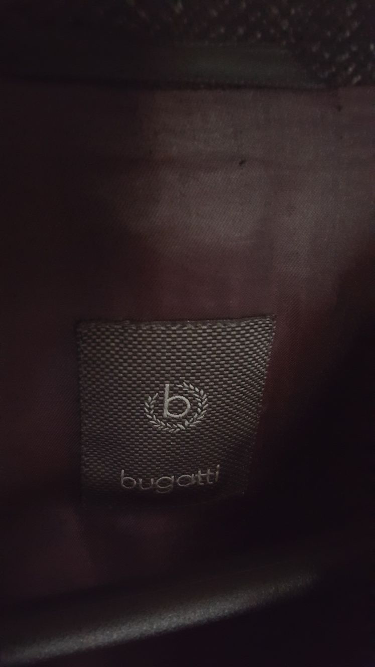 BUGATTI męski płaszcz trencz wełna XXL/XXXL