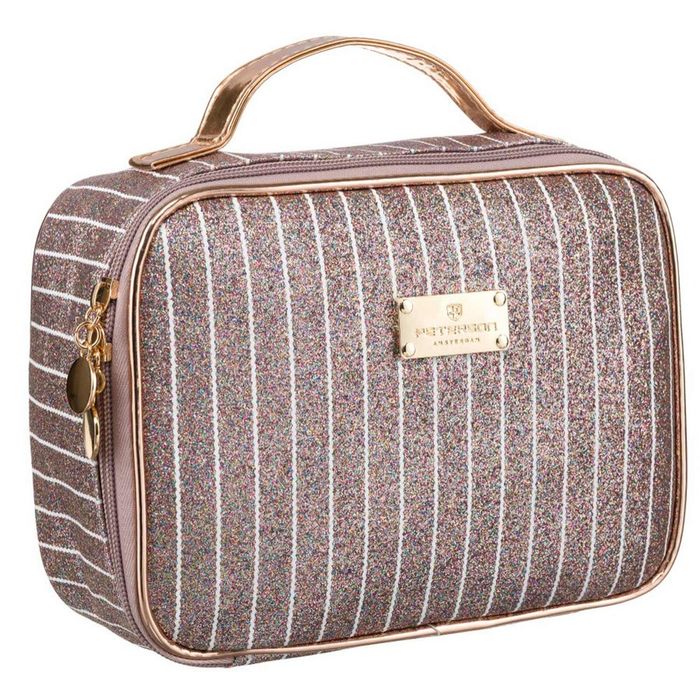 pojemna kosmetyczka damska na suwak - peterson