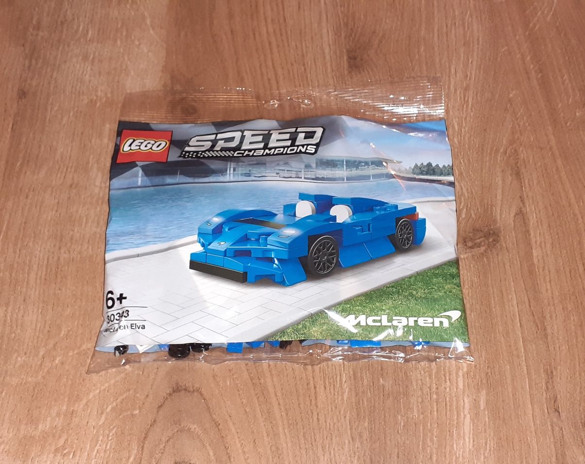 nowe LEGO speed champions 30343 mclaren elva polybag