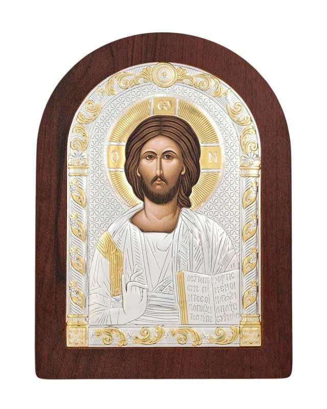 Икона греческая. Серебро.