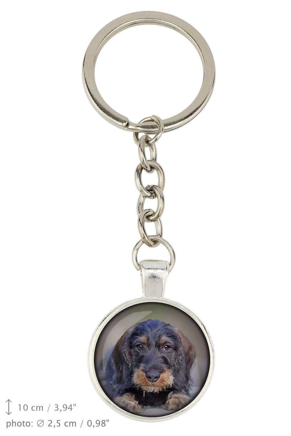 Jamnik szorstkowłosy brelok ze zdjęciem Art-Dog