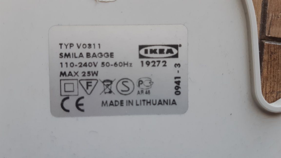 Lampka Ścienna Smila Bagge Zielona IKEA