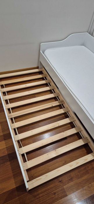 Cama dupla 90x190 com 2 colchões