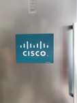 Cisco placa montagem magnética / logo iman frigorífico