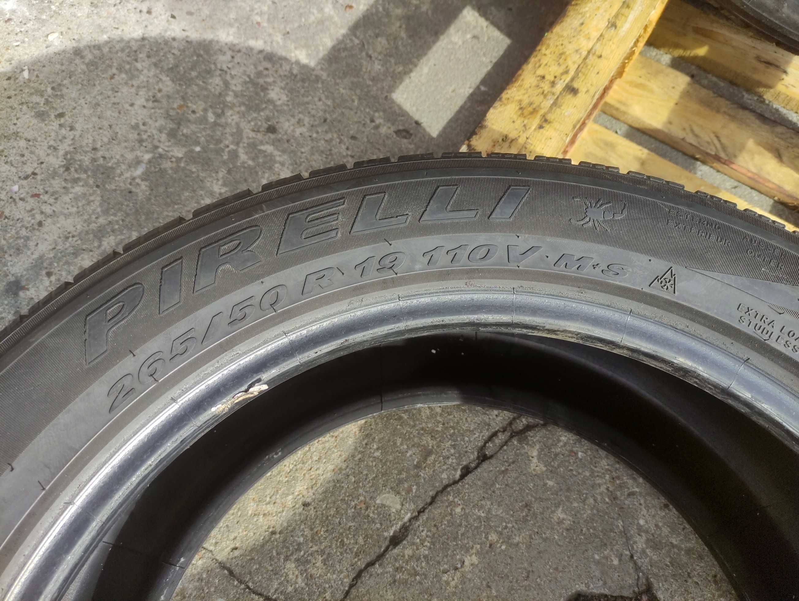 Opony zimowe 265/50/19 Pirelli Scorpion para 2 sztuki 5.5 mm