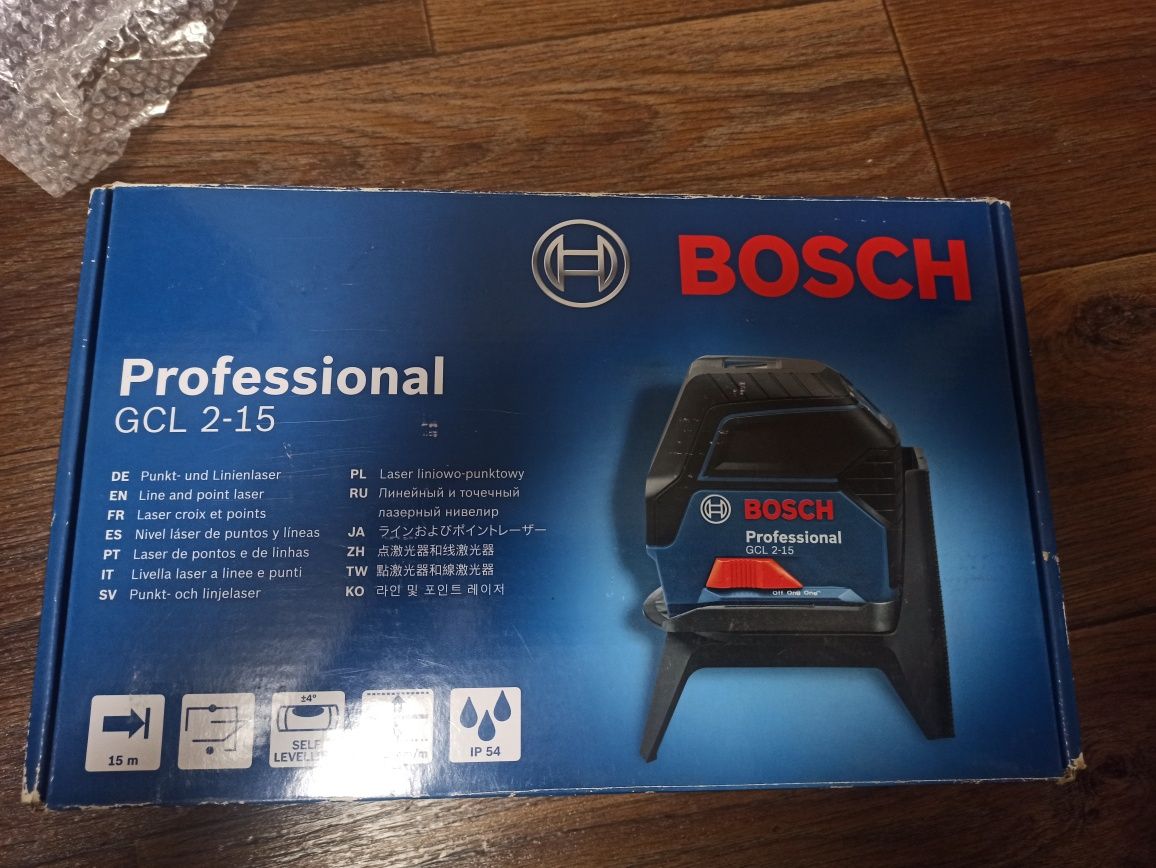 Лазерний нівелір Bosch GCL 2-15 Professional, з