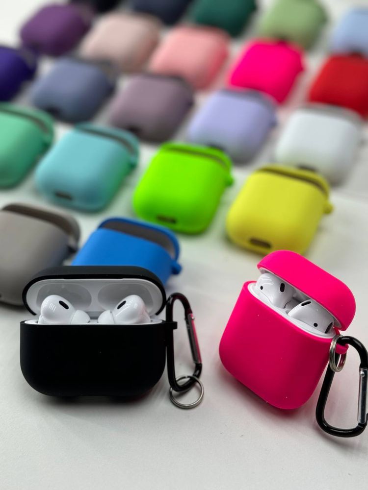Чехол на Airpods 4 и другие с микрофиброй