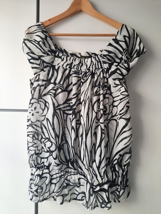 Elegancka bluzka damska z krótkim rękawem Fashion Elle r. L