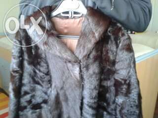 Oportunidade - baixa de preço - Casaco de Pele Castanho