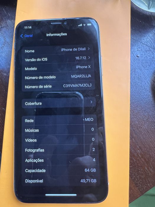 Iphone X 64gb impecavel