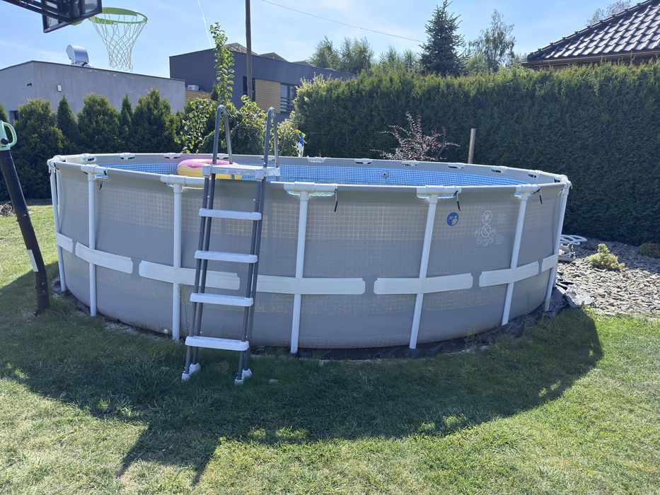 Basen okrągły stelażowu 610x132cm INTEX