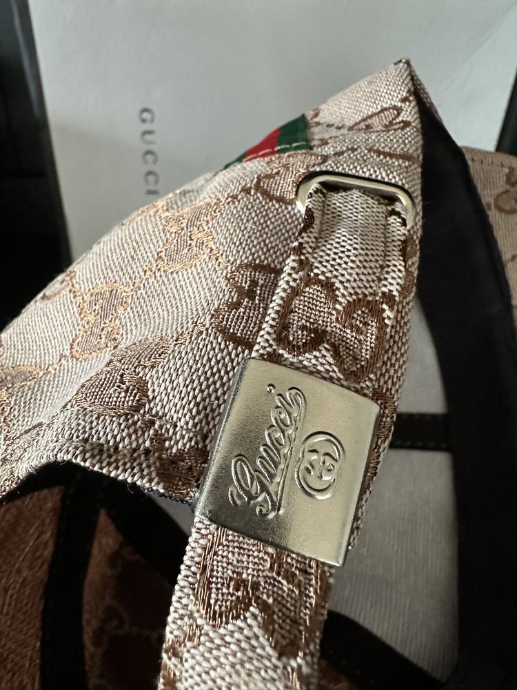 Czapka Gucci monogram nowa