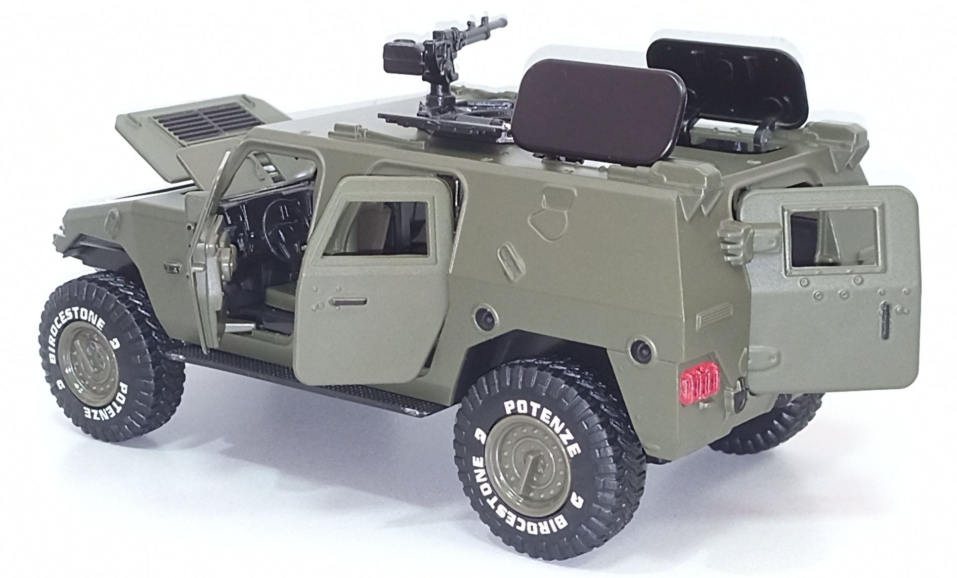 Бронемашина DONGFENG Warrior модель 1:28 ТМ Автосвіт Металл свет звук