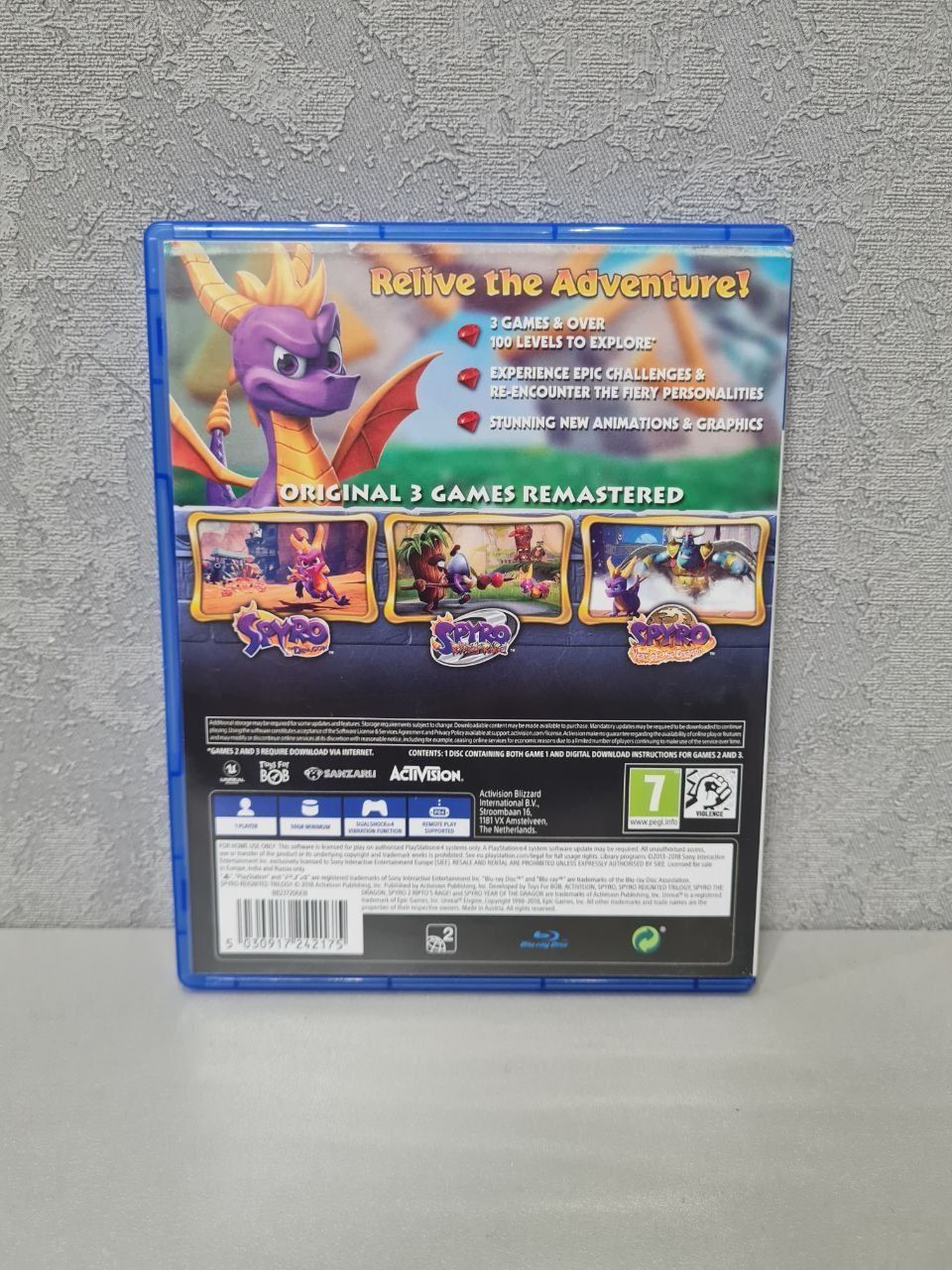 Spyro Reignited Trilogy Спайро Трилогия ENG Магазин Ps4 Ps5 Обмен