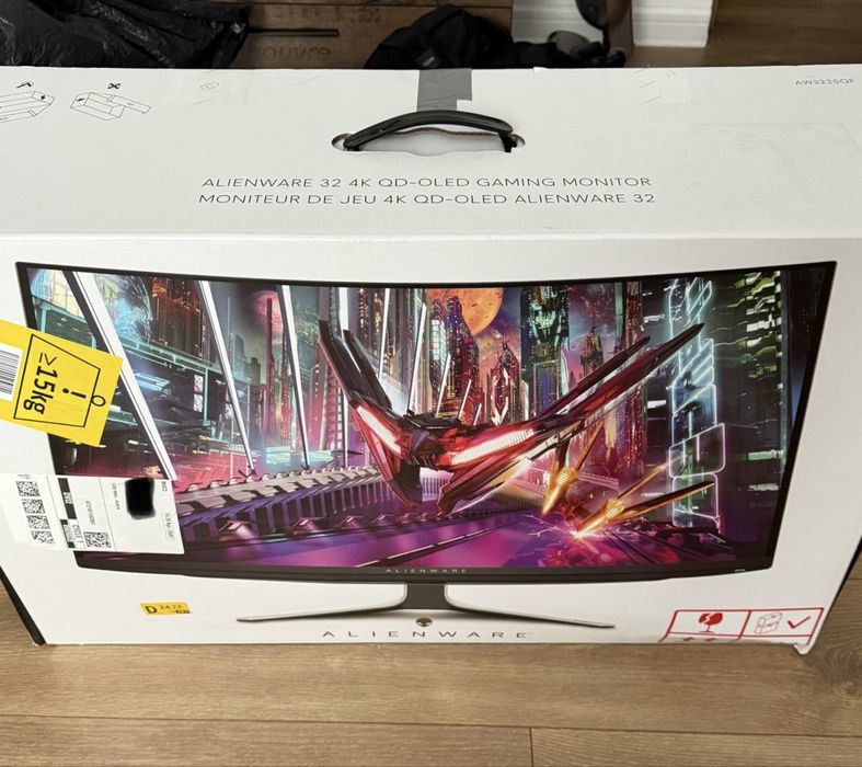 Monitor 4K 240hz QD-OLED Alienware AW3225QF