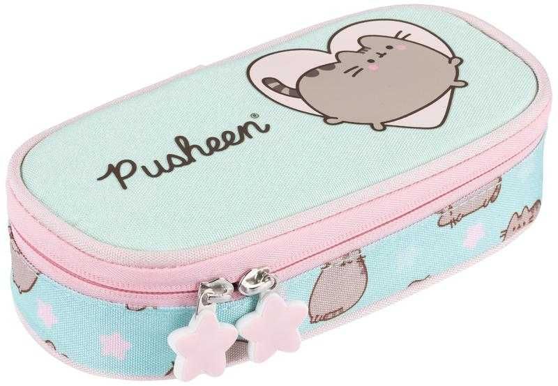 Zestaw Plecak 4-komorowy 16' + piórnik Pusheen Mint