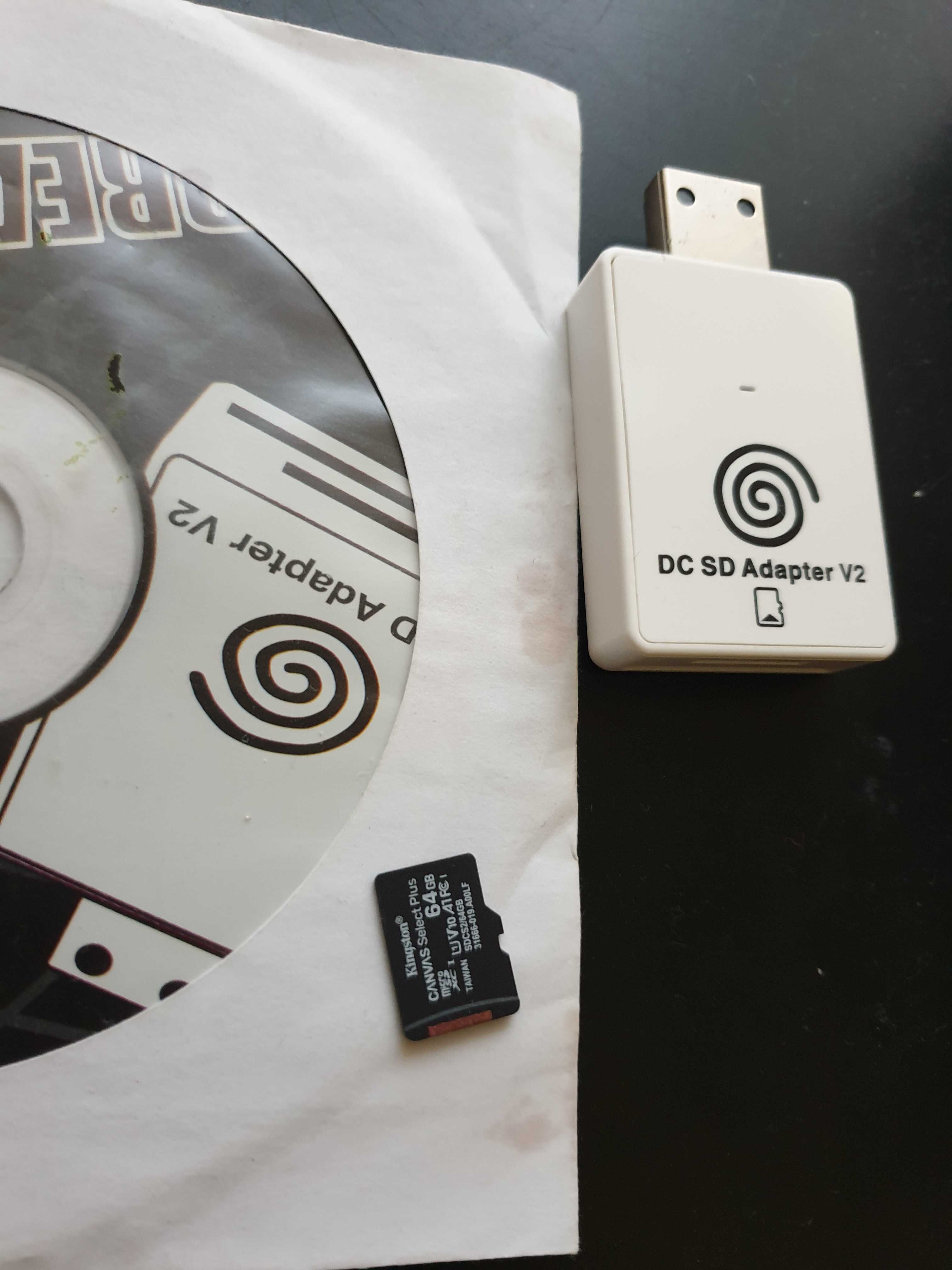 Dreamshell для Sega Dreamcast +карта памяти на 64 Гб. Более 50 игр