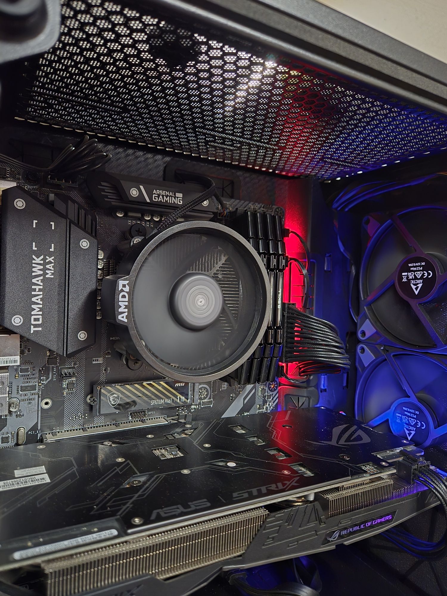 PC gaming AMD 3600x, 32gb DDR4, 1tb m2, B450 MSI