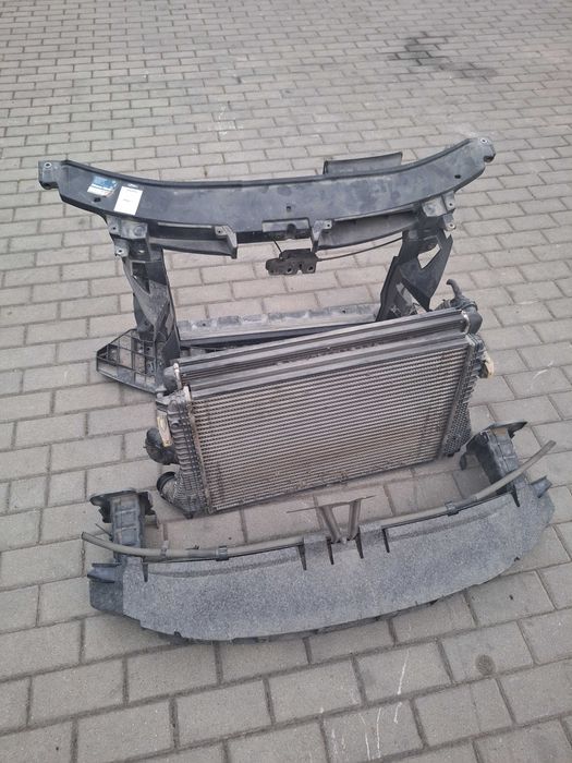 wzmocnienie czołowe belka chłodnice skoda superb II 2.0 tdi