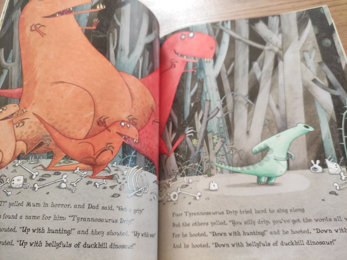 Książka dla dzieci Tyrannosaurus Drip Julia Donaldson po angielsku