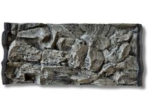 Tło Strukturalne do akwarium SKAŁA SZARA 80x40 cm.